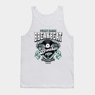 BREAKBEAT - Funky Fresh 4 life (slate/blue) Tank Top